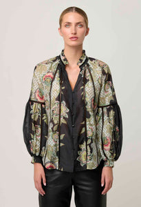 Espada Lace Trim Blouse