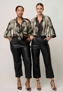 Espada Lace Trim Blouse