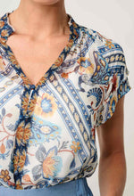 Calandria Flutter Sleeve Blouse