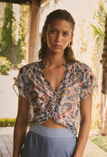 Calandria Flutter Sleeve Blouse