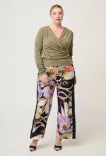 Aster Stretch Wrap Top - Dusty Olive