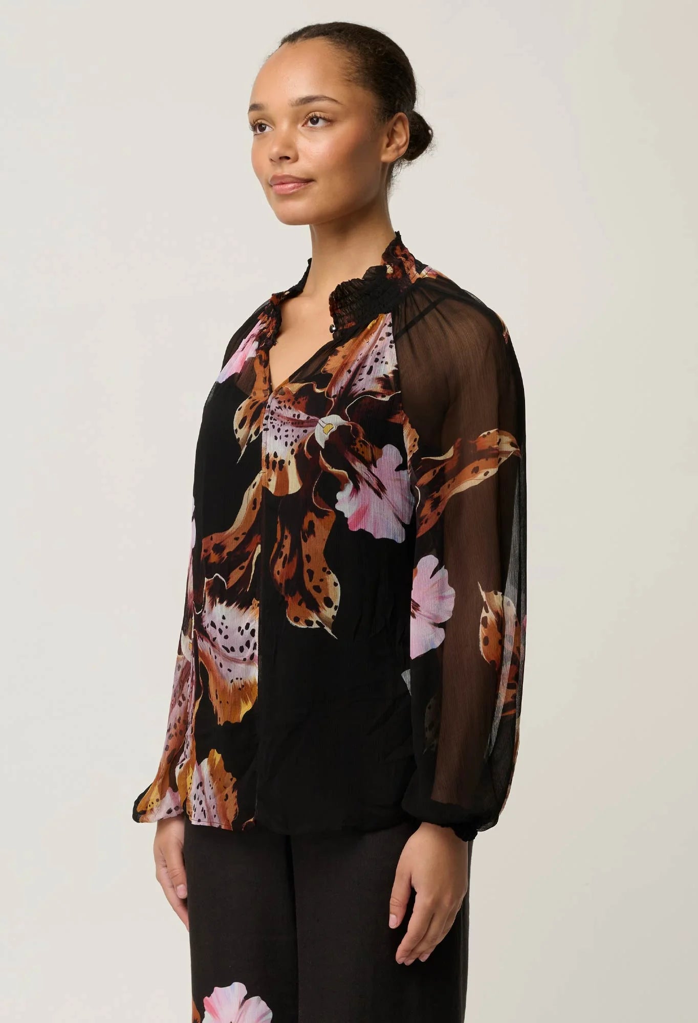Maris Sheer Chiffon Blouse