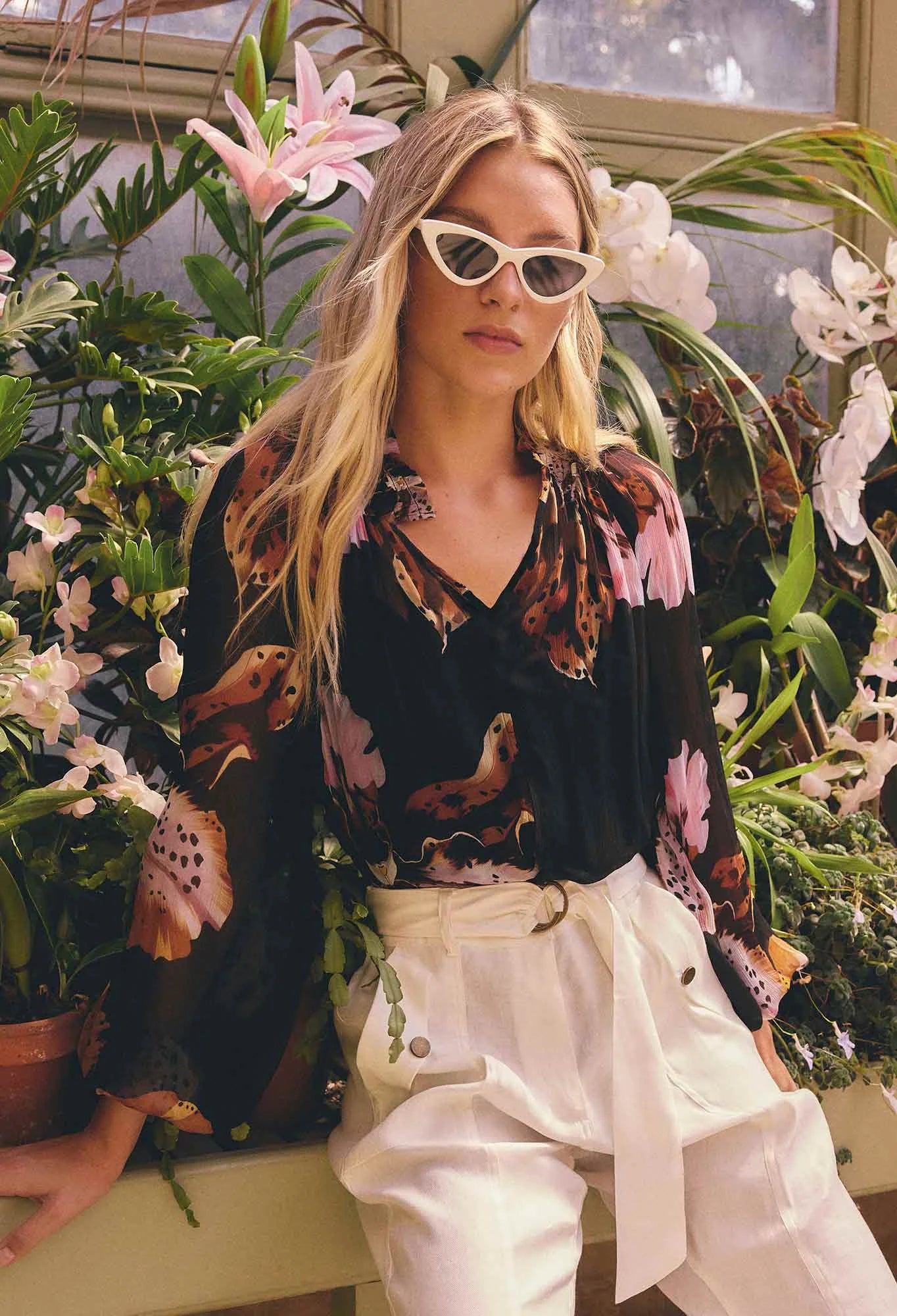Maris Sheer Chiffon Blouse
