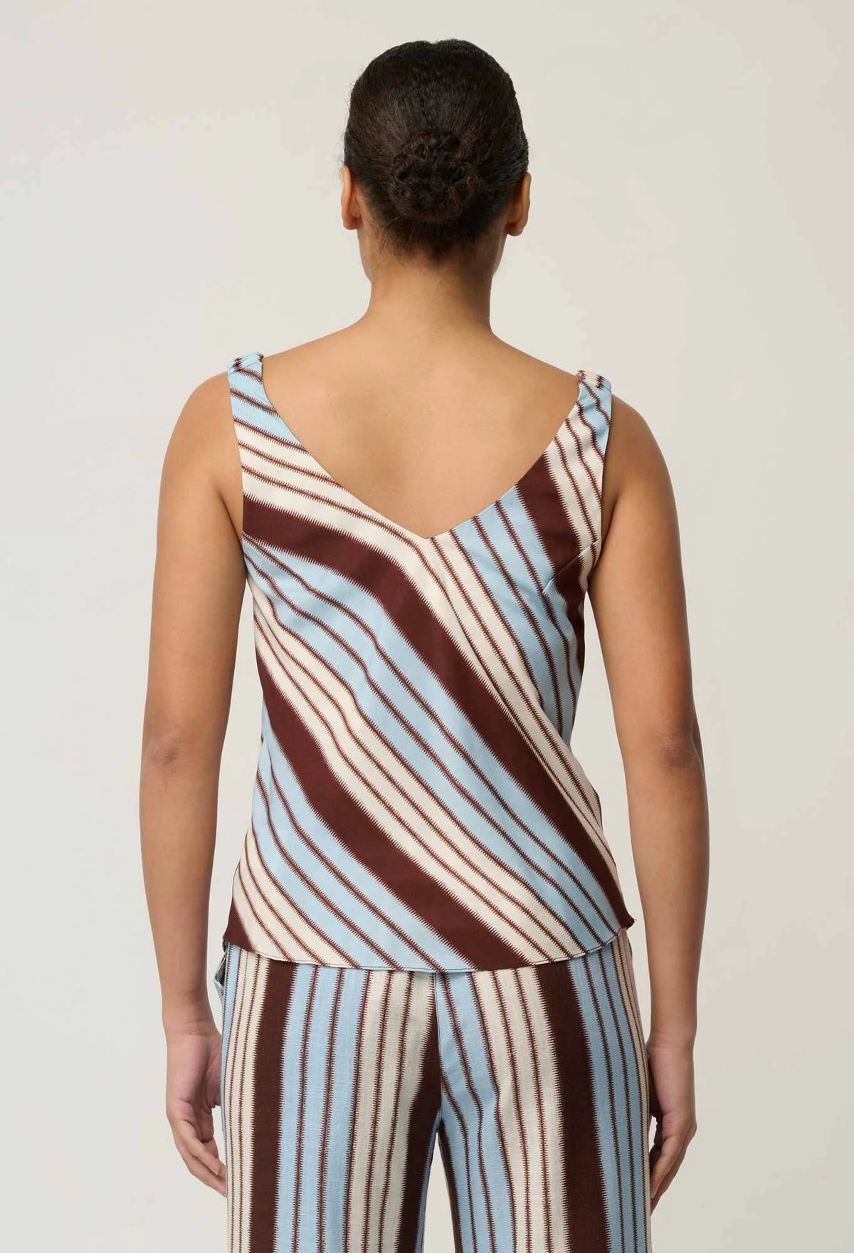 Delray Reversible Cami - Iridescent Stripe