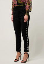 Everley Faux Suede Jogger - Black