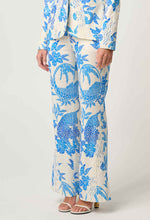 Leandro Contrast Lace Pant - Azure Mosaic