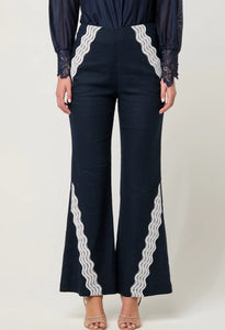Leandro Contrast Trim Pant