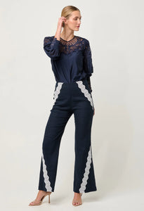 Leandro Contrast Trim Pant