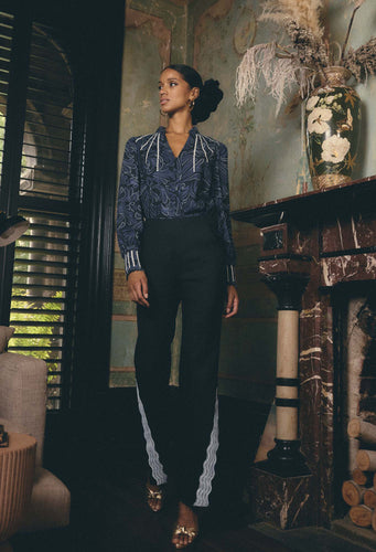 Leandro Contrast Trim Pant