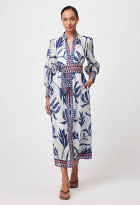 Tierra Silk Cotton Midi Dress