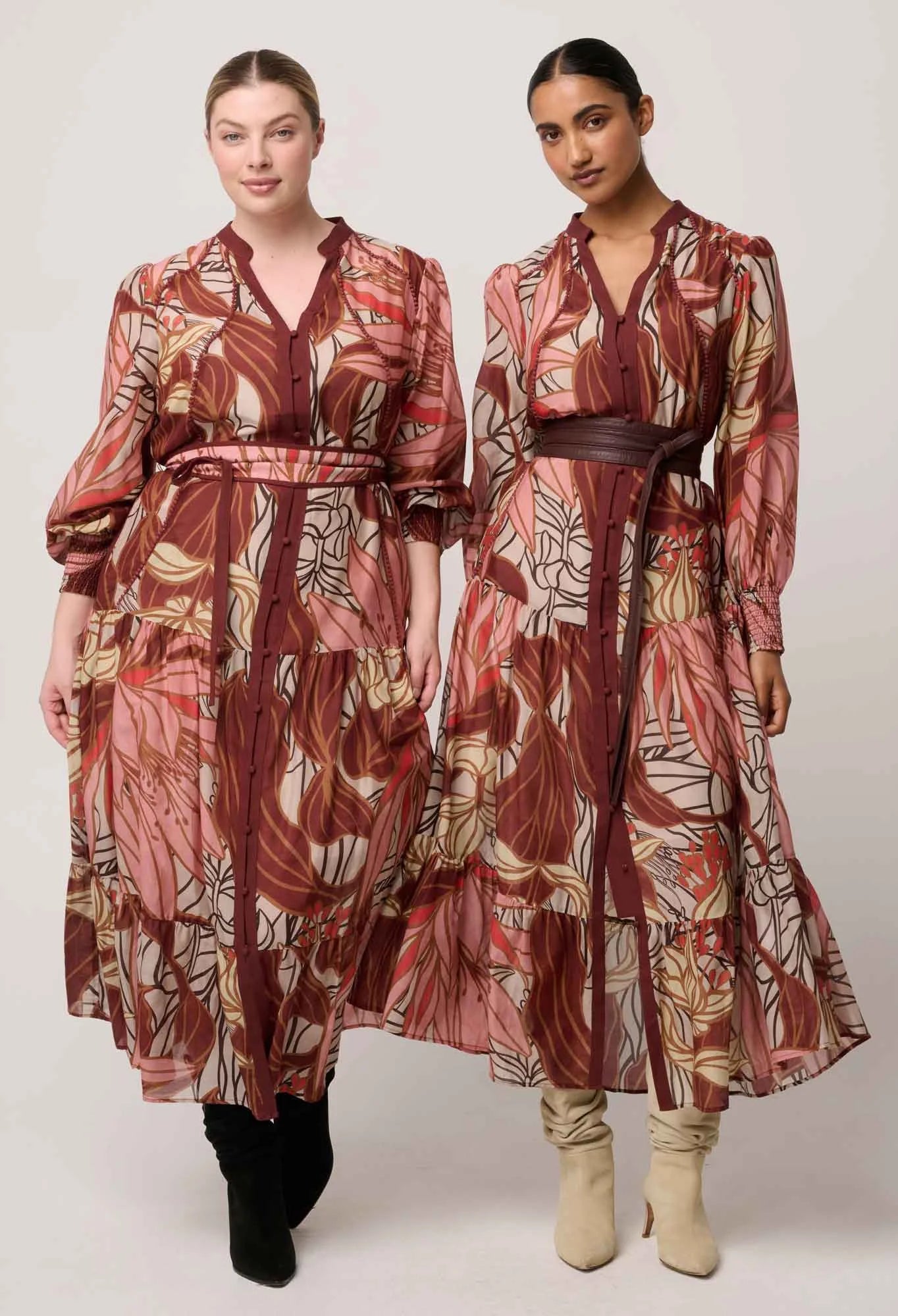 Liliana Printed Maxi Dress