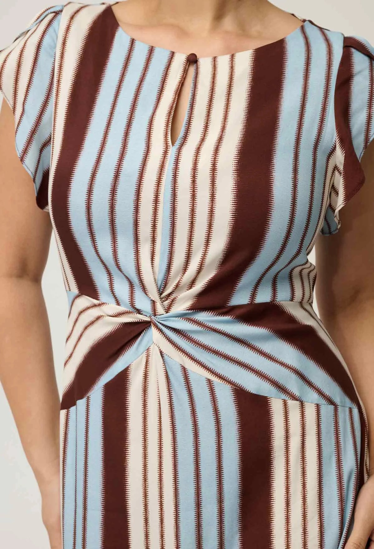 Geneva Dress - Iridescent Stripe