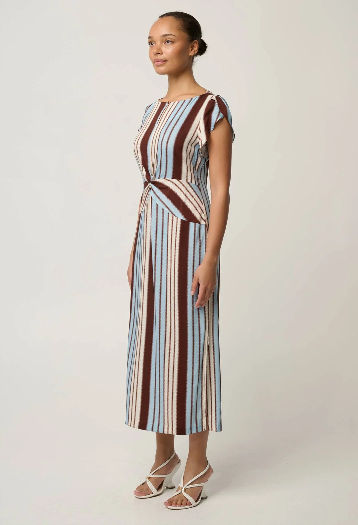 Geneva Dress - Iridescent Stripe