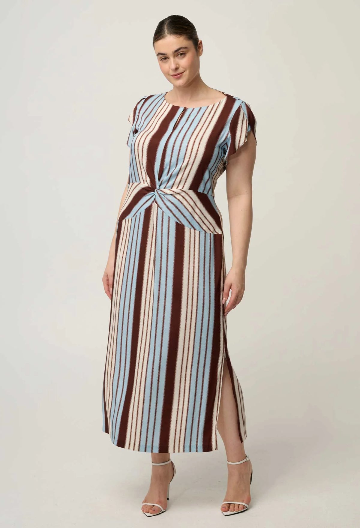 Geneva Dress - Iridescent Stripe