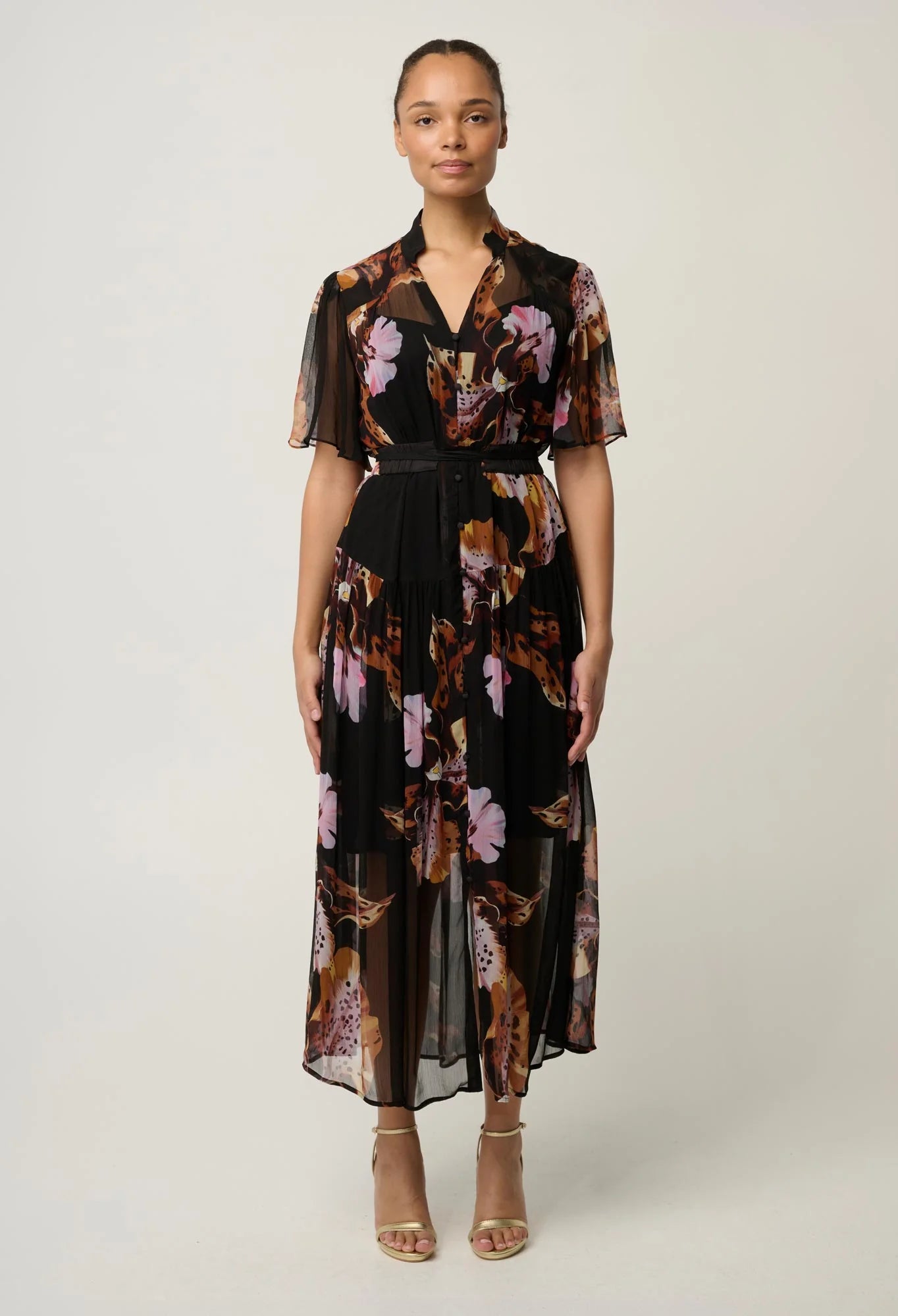 Ceres Sheer Chiffon Maxi