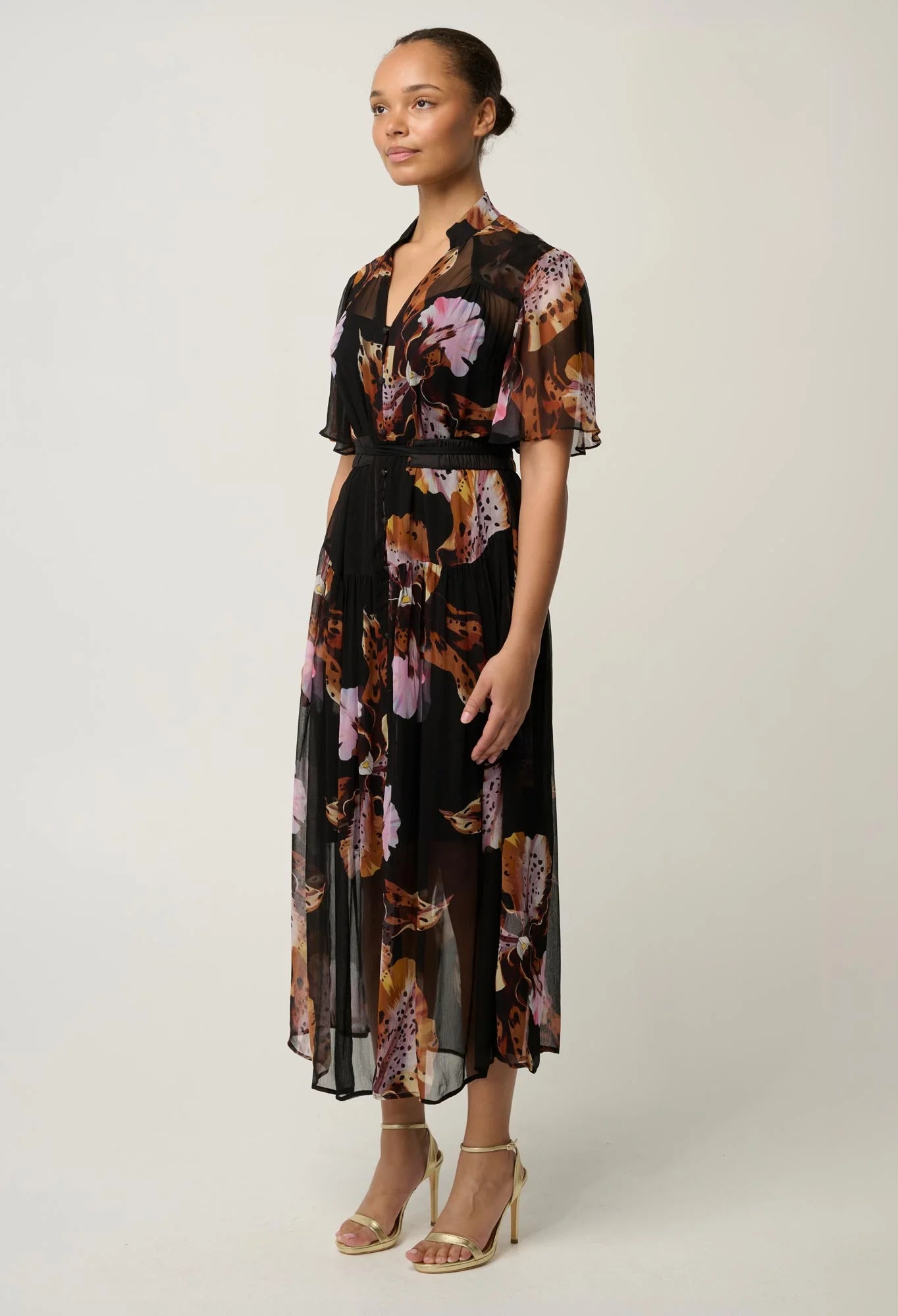 Ceres Sheer Chiffon Maxi