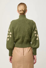 Carmela Knitted Bomber - Oliva