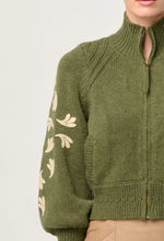 Carmela Knitted Bomber - Oliva