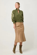 Carmela Knitted Bomber - Oliva