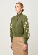 Carmela Knitted Bomber - Oliva