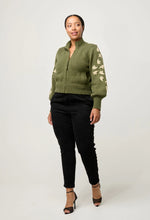 Carmela Knitted Bomber - Oliva