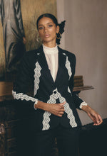 Leandro Lace Trim Blazer