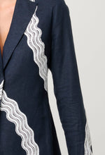 Leandro Lace Trim Blazer