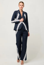 Leandro Lace Trim Blazer