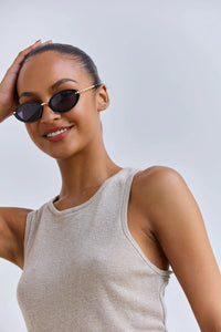 Style 01 Sunglasses - Black/Gold