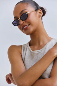 Style 01 Sunglasses - Black/Gold