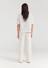 Boxy Tee - Seaglass Stripe