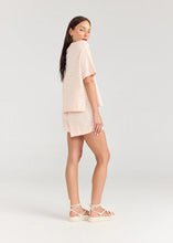 Boxy Tee - Stripe Peony