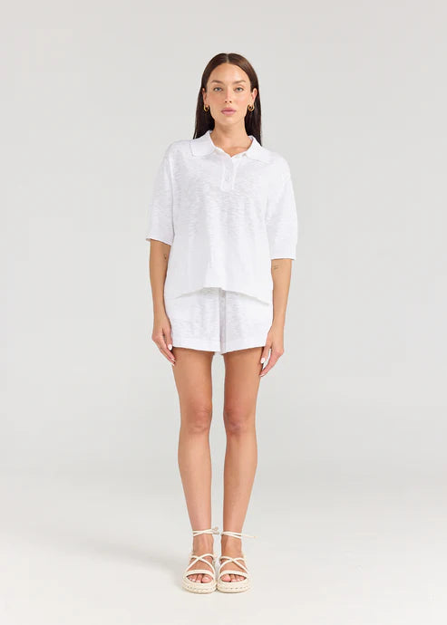 Polo Top - White