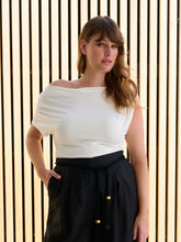 Pleat Sleeve Top - Ivory