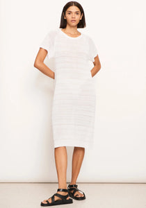 Aina Dress - White/Pebble