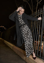 Ruben Draped Coat - Charcoal