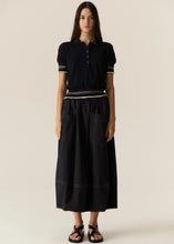 Lask Knit Polo - Ink/Ecru