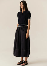 Lask Knit Polo - Ink/Ecru