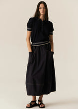 Lask Knit Polo - Ink/Ecru