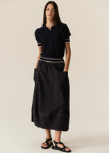 Lask Knit Polo - Ink/Ecru