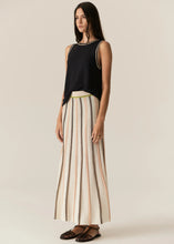 Tedd Knit Tank - Ink/Camel