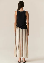 Tedd Knit Tank - Ink/Camel