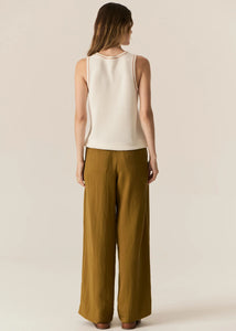 Tedd Tank - Ivory/Pink