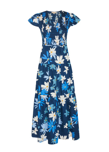 Savoy Shirred Dress
