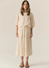 Henri Drawcord Skirt - Natural