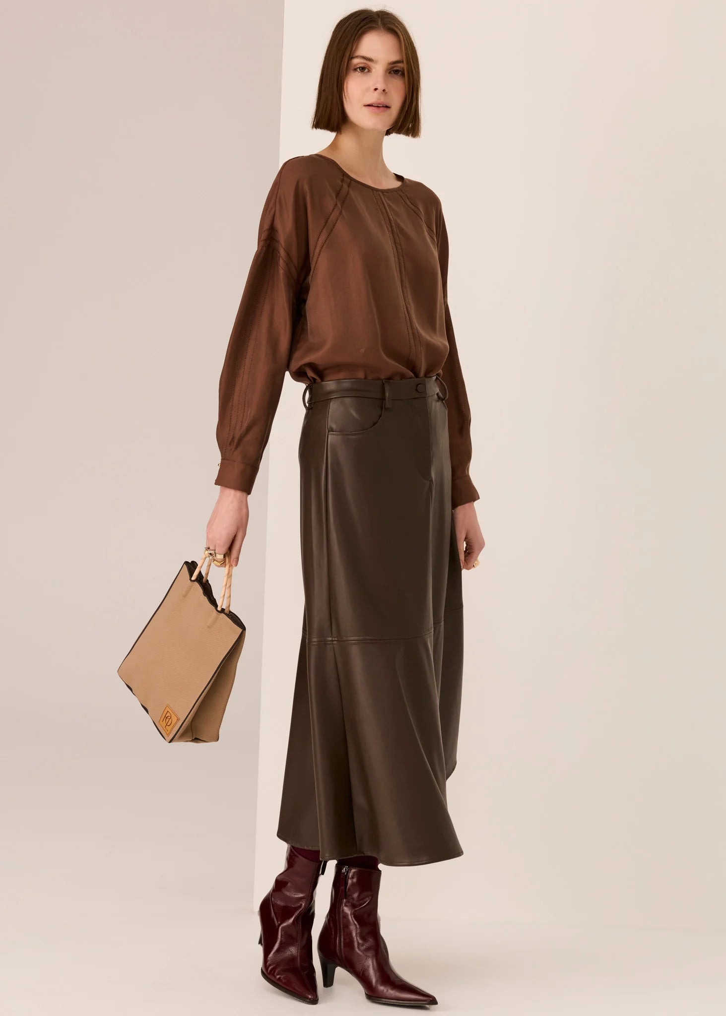 Nora Top - Chocolate