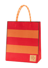Kline Knit Tote - Red/Orange
