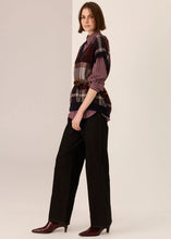 Marlon Stripe Shirt - Merlot Stripe