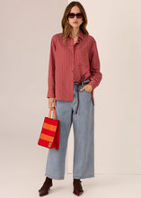 Kline Knit Tote - Red/Orange