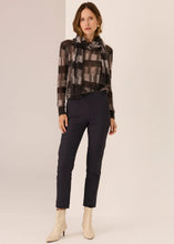 Ciara Scarf - Charcoal/silver/ivory